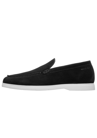 Zwart suède Ascona loafer