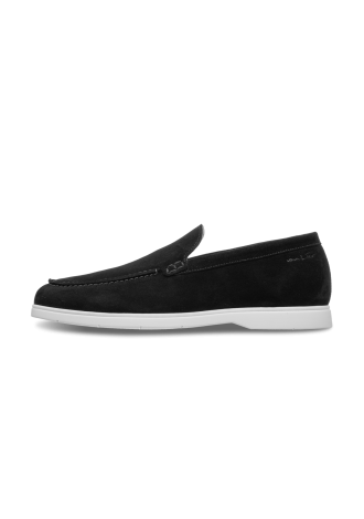 Zwart suède Ascona loafer