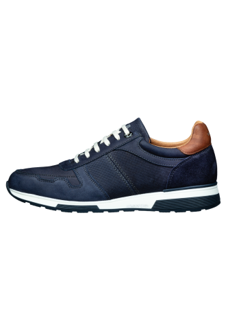 Navy blauw nubuck Positano sneaker