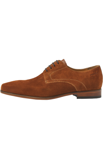 Cognac suède Rhodes veterschoen