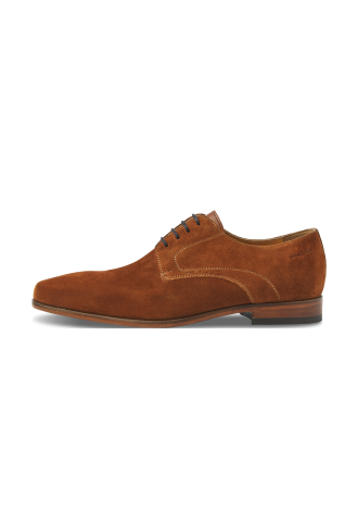 Cognac suède Rhodes veterschoen