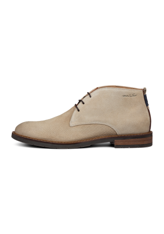 licht taupe suede Boston boot