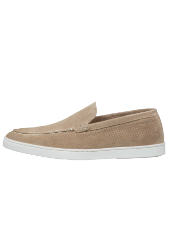 Zand beige suède Lugano loafer