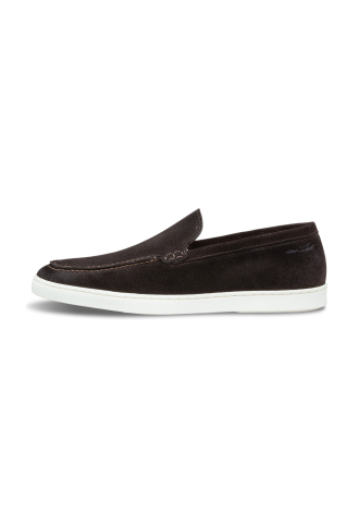 Testa di Moro bruin suède Lugano loafer