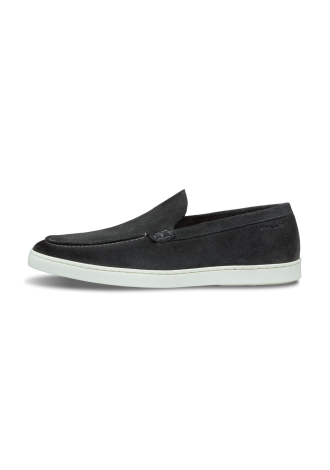 Licht grijs suède Lugano loafer