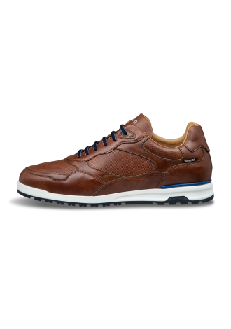 Licht cognac gladleren Ravello sneaker