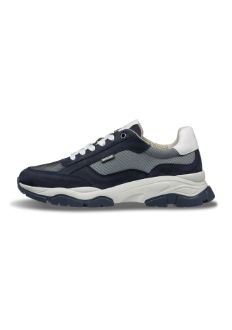 Navy blauw combi Raptor sneaker