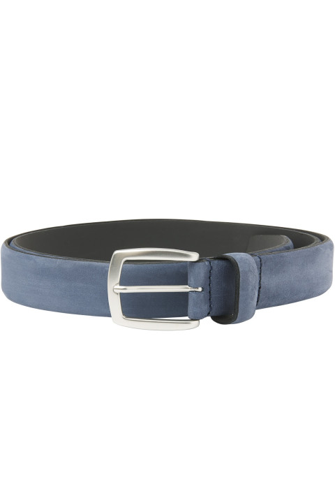Navy nubuck Cintura Sportiva riem