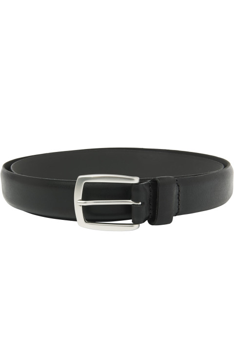 Zwart leren Cintura Sportiva riem