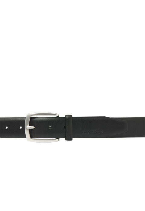 Zwart leren Cintura Sportiva riem