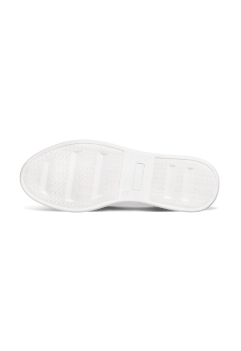 Wit gladleren Barossa sneaker