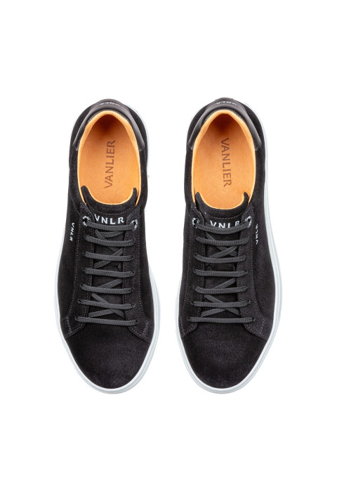 Zwart suède Barossa sneaker