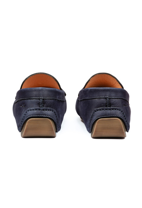 Navy nubuck Mocassin
