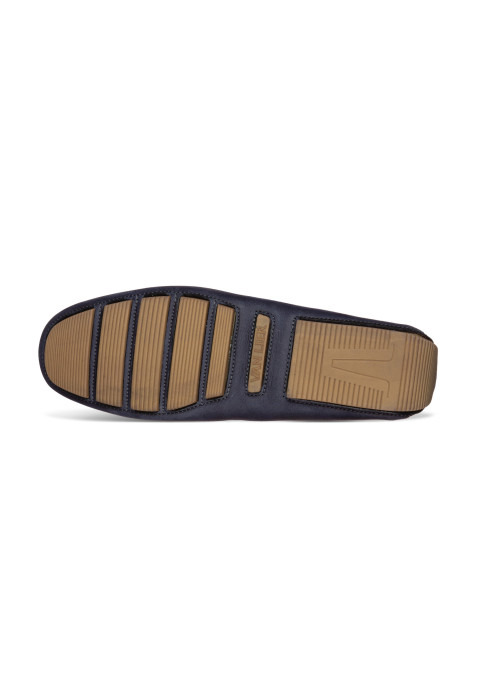 Navy nubuck Mocassin