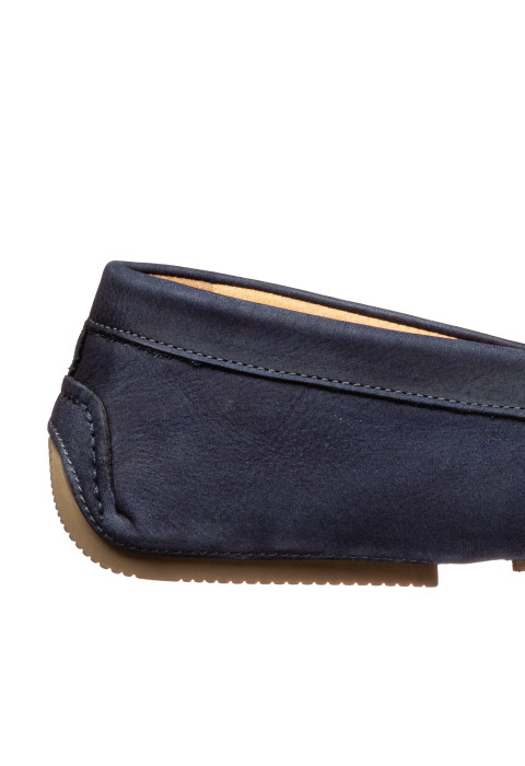 Navy nubuck Mocassin