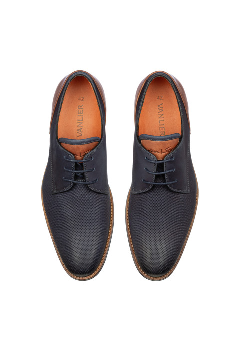 Navy nubuck Sabinus veterschoen