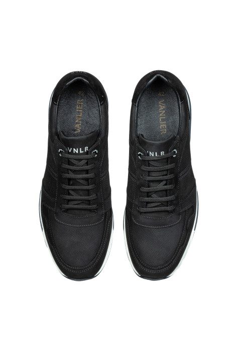 Zwart nubuck Positano sneaker