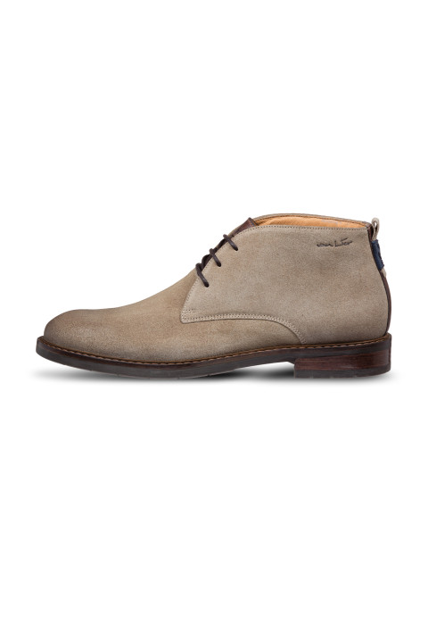 Taupe suede Boston boot