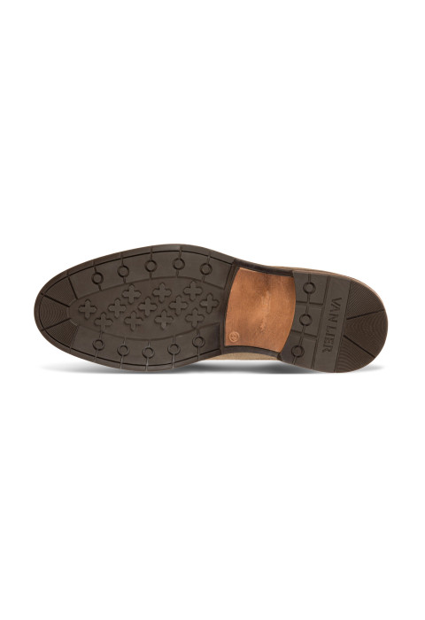 Taupe suede Boston boot