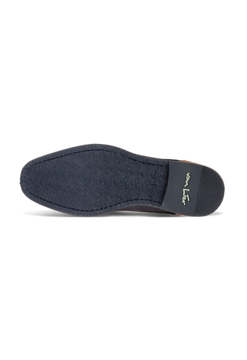 Navy blauw nubuck Amalfi veterschoen