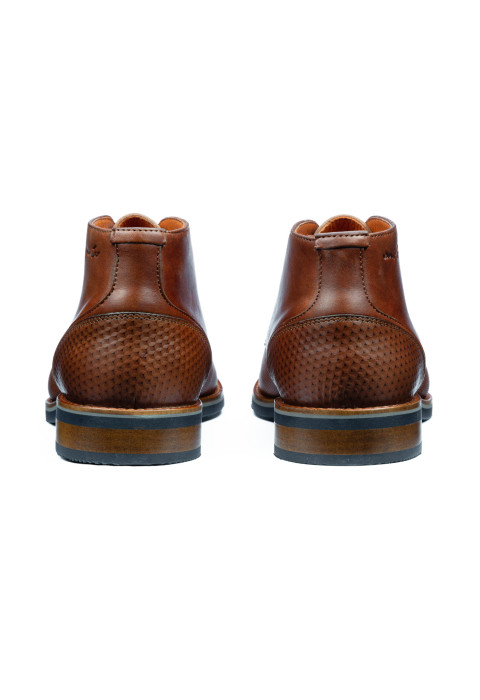 Licht cognac gladleren Amalfi boot