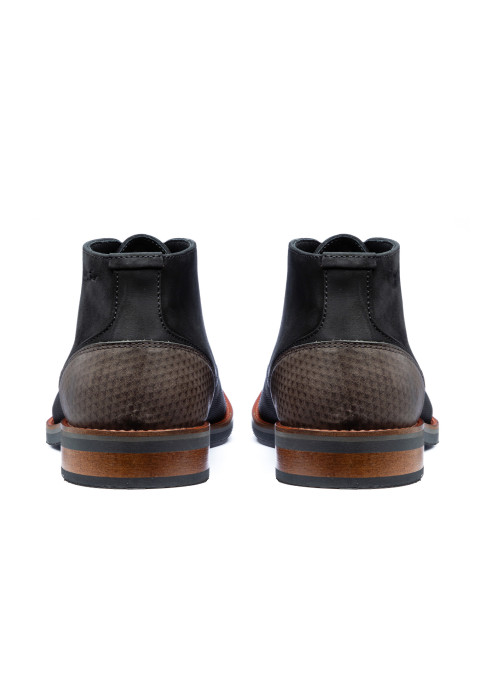 Zwart gladleren Amalfi boot