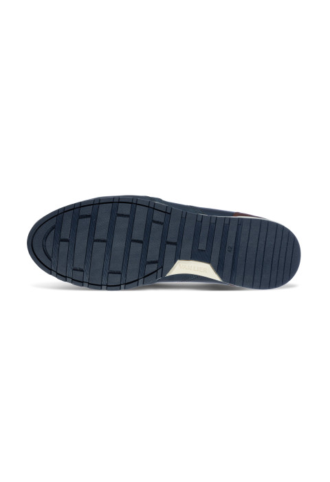 Navy gladleren Anzano sneaker