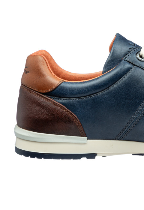 Navy gladleren Anzano sneaker