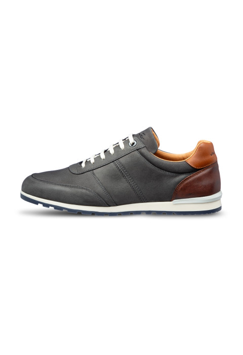 Antraciet grijs nubuck Anzano sneaker