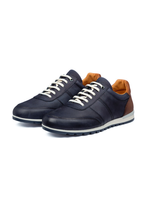 Navy nubuck Anzano sneaker