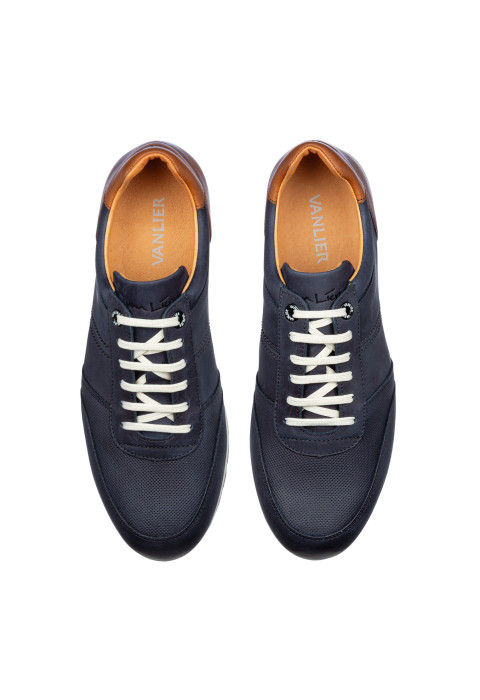 Navy nubuck Anzano sneaker