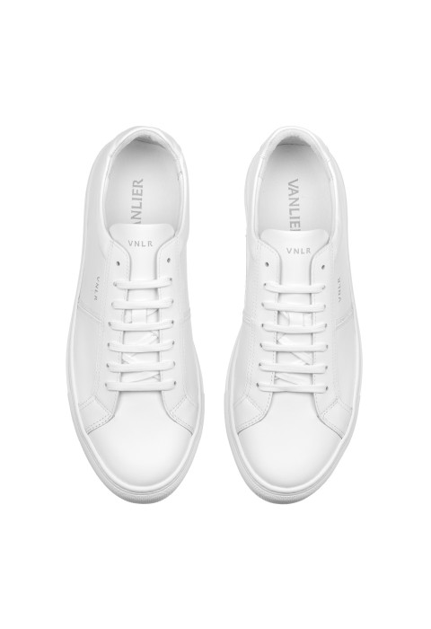 Wit gladleren Novara sneaker