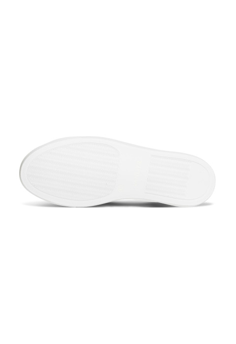 Wit gladleren Novara sneaker