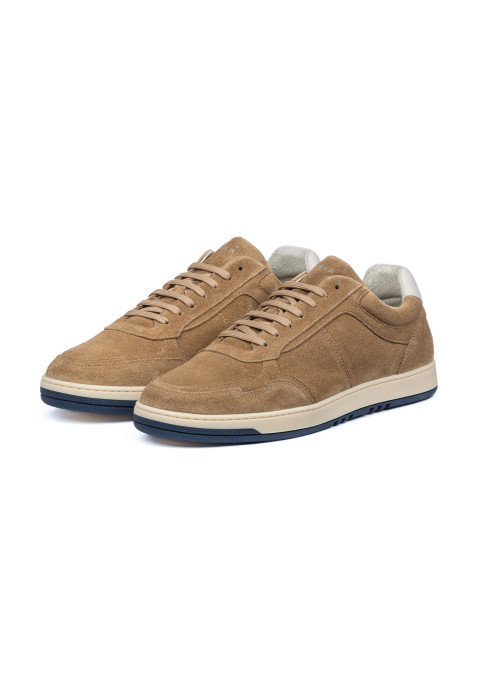 Zand beige suède Miami sneaker