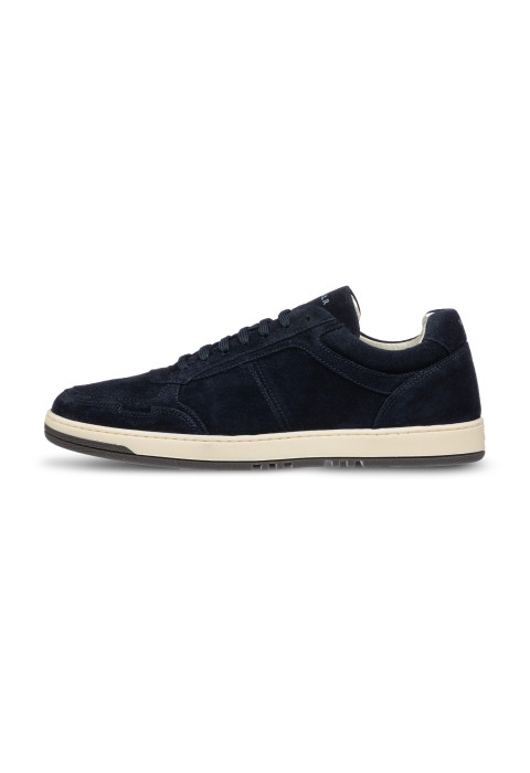 Navy blauw suède Miami sneaker