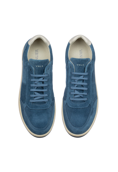 Licht blauw suède Miami sneaker