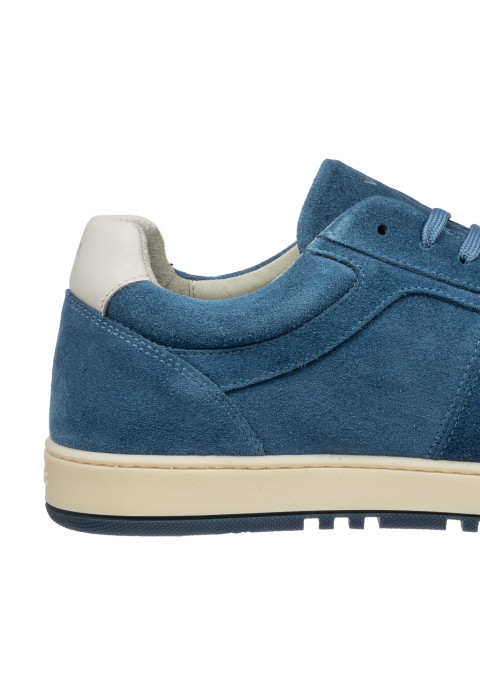 Licht blauw suède Miami sneaker