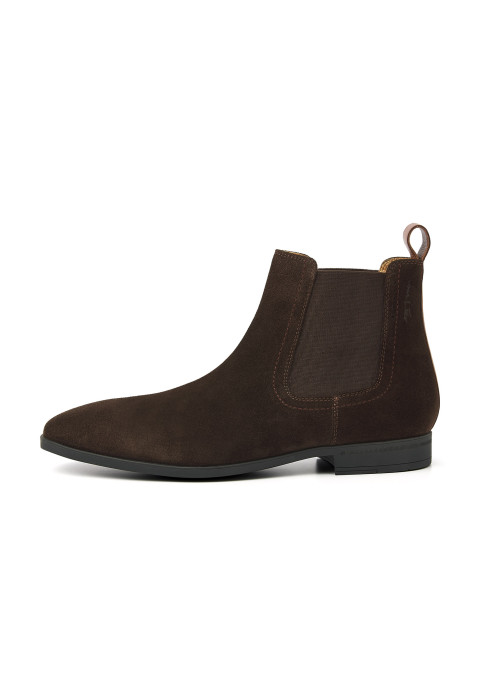 Testa di Moro bruin suède Portofino Chelsea boot