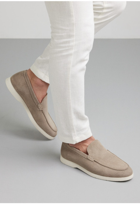 Taupe suède Ascona loafer