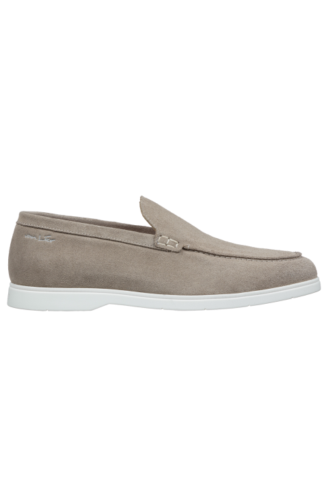 Licht taupe suède Ascona loafer