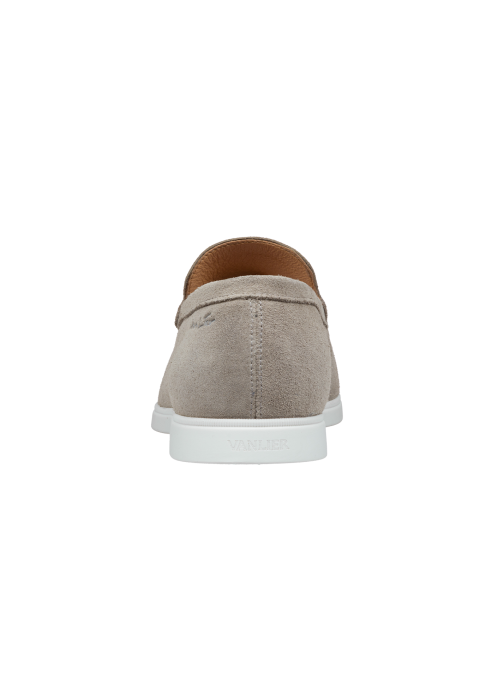 Licht taupe suède Ascona loafer