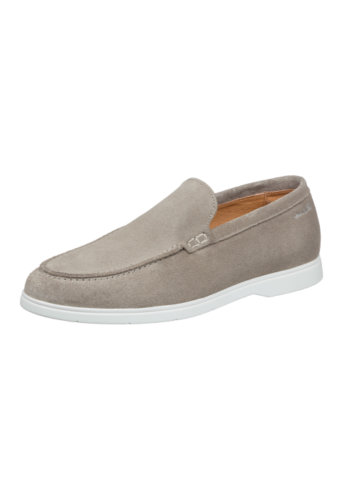 Licht taupe suède Ascona loafer