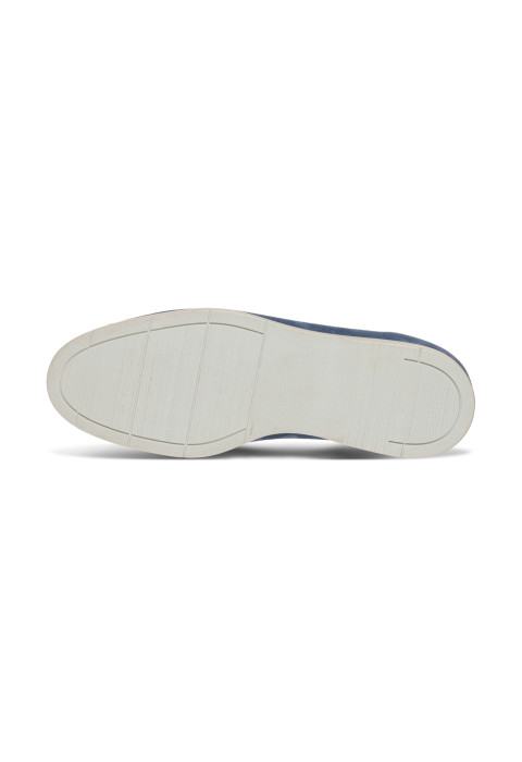 Blauw suède Ascona loafer