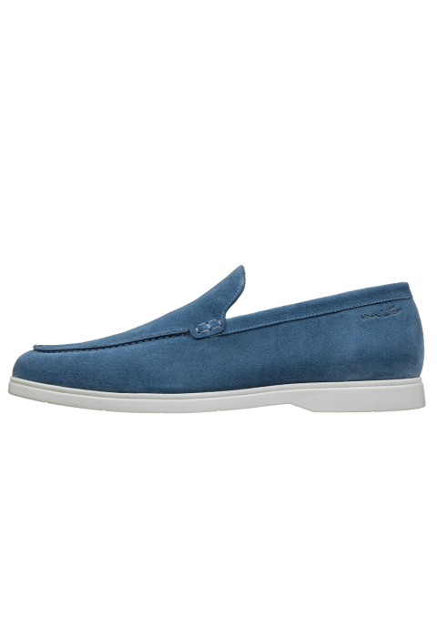 Blauw suède Ascona loafer