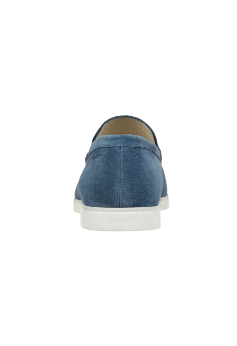 Blauw suède Ascona loafer
