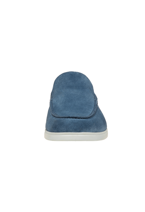 Blauw suède Ascona loafer