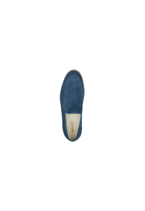 Blauw suède Ascona loafer