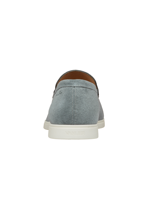 Grijs blauw suède Ascona loafer