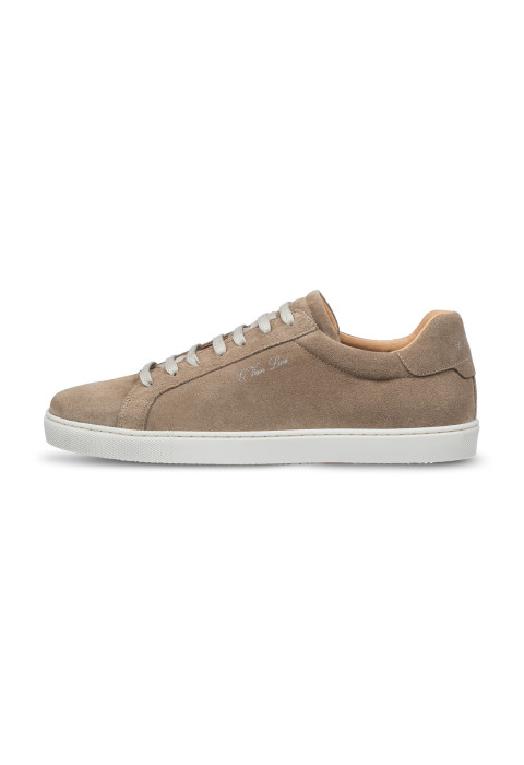 Zand beige suède Napoli sneaker