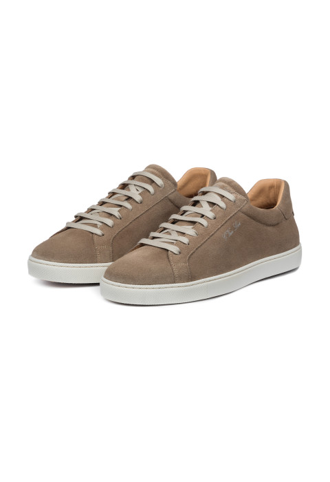 Zand beige suède Napoli sneaker